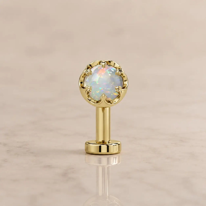 Reina Crown Floating Navel Ring