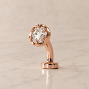 Reina Crown Floating Navel Ring