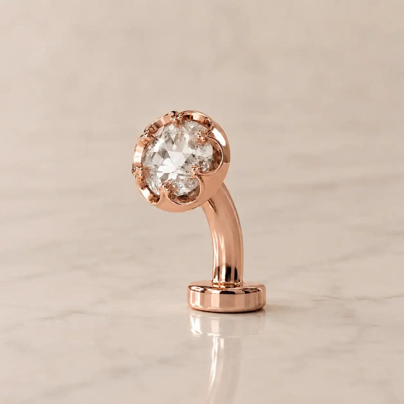 Reina Crown Floating Navel Ring