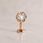 Reina Crown Floating Navel Ring