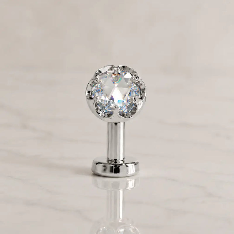 Reina Crown Floating Navel Ring