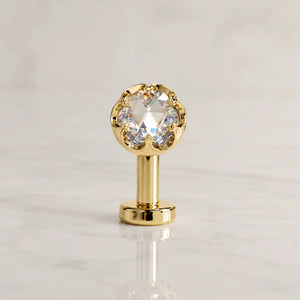Reina Crown Floating Navel Ring