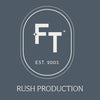 FreshTrends EST. 2003 logo with Rush Production label for priority custom order service
