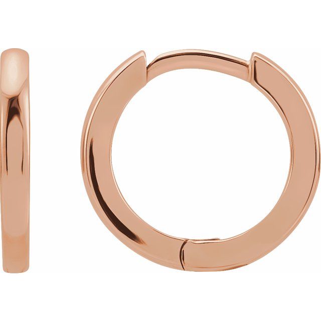 20mm Solid Gold Huggie Hoop Earrings