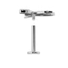 Reverse view of hummingbird flat back labret showing threaded end detached from flat back post