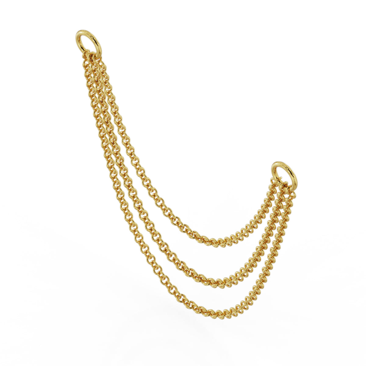Three Link Chain Piercing Jewelry Add-on Accessory – FreshTrends