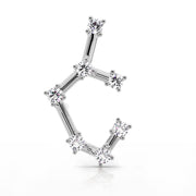 Sagittarius Constellation Earring 14k Gold Stud