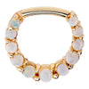 Imperial Opal 14k Gold Clicker Ring-14K Yellow Gold   16G   5 16