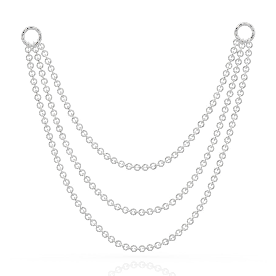 Three Link Chain Piercing Jewelry Add-on Accessory – FreshTrends