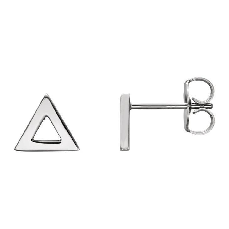 Triangle 14K Gold Earrings – FreshTrends