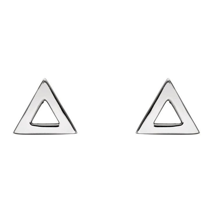 Triangle 14K Gold Earrings