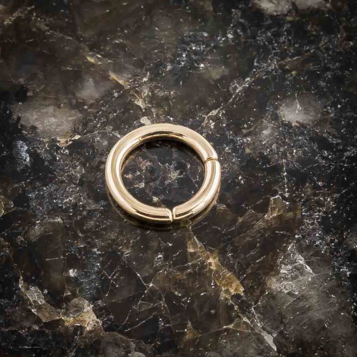 14K Gold Segment Ring