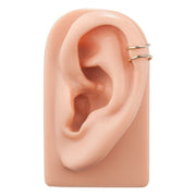 Two Band 14k Gold Ear Cuff