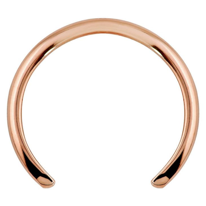 1.0mm Thin Band 14K Ear Cuff-14K Rose Gold