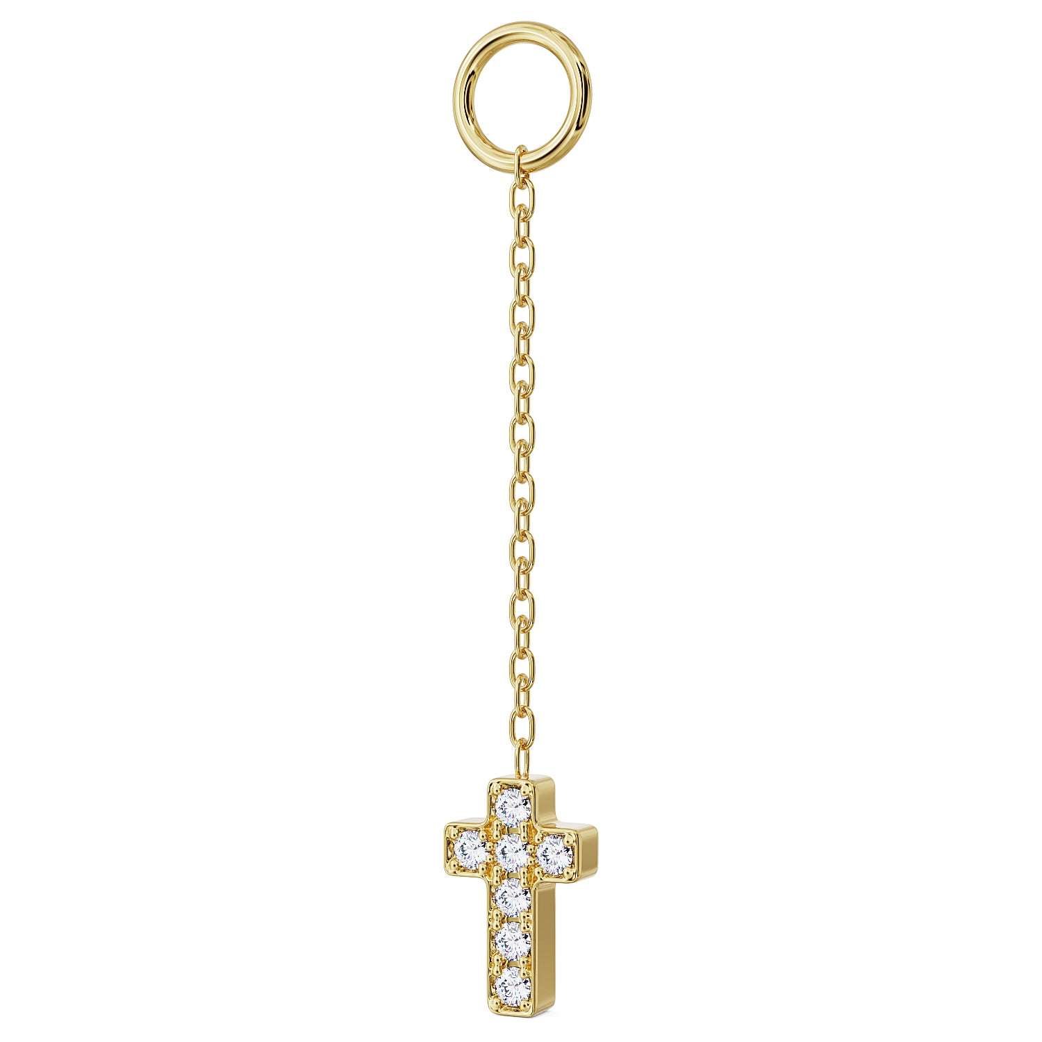 Cross Diamond Chain Accessory