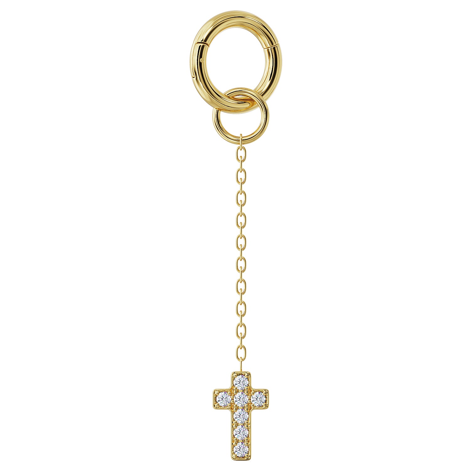 Cross Diamond Chain Accessory