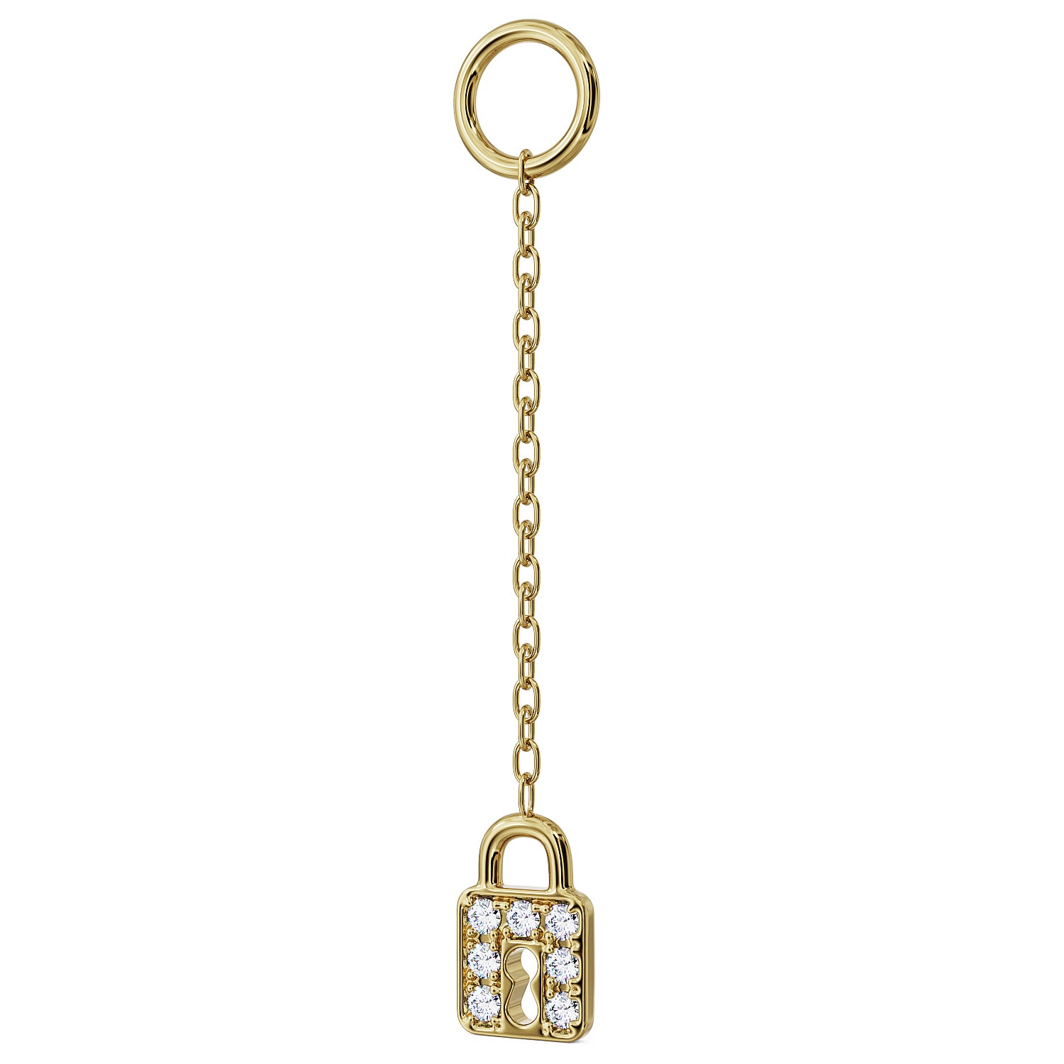 Lock Diamond Chain Accessory
