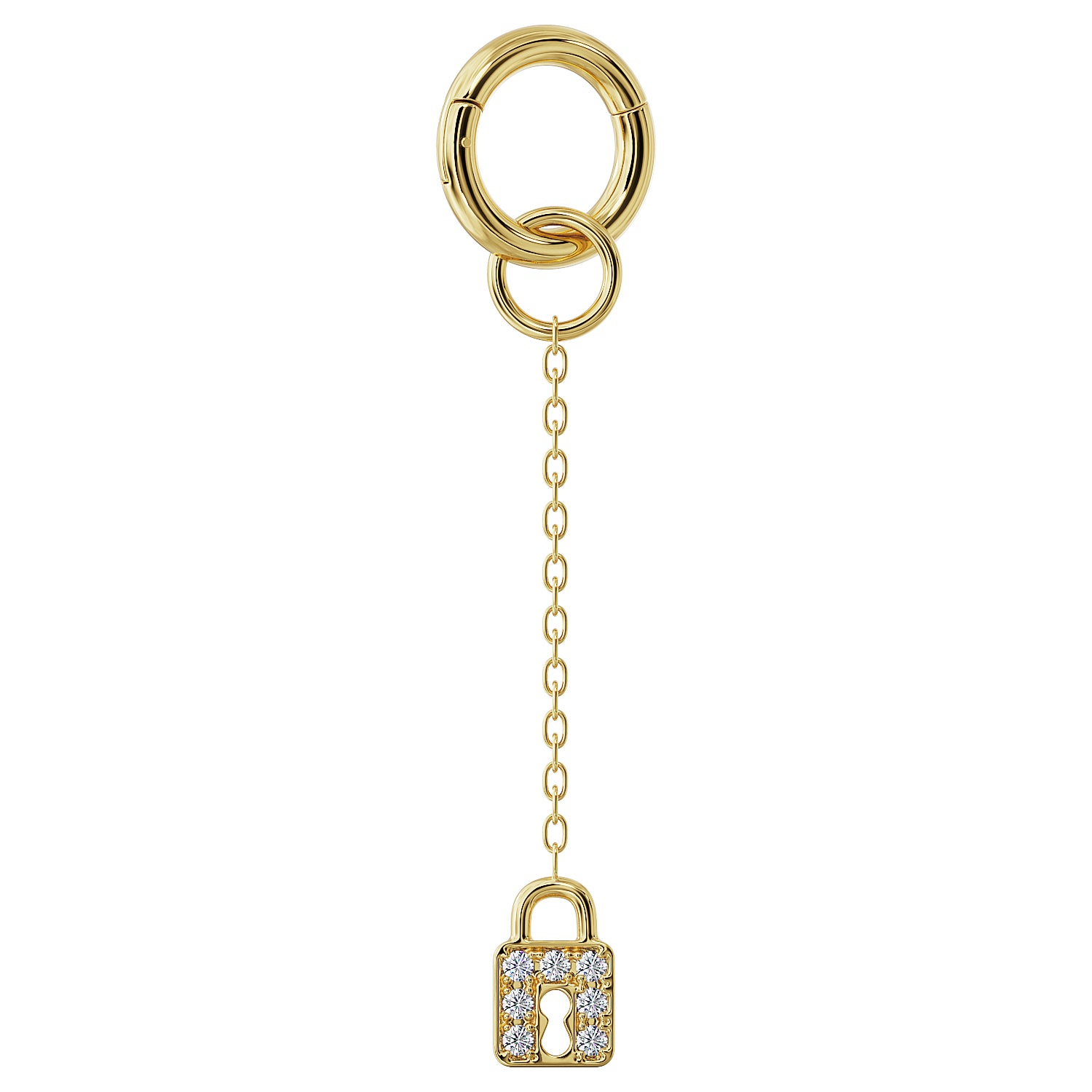 Lock Diamond Chain Accessory