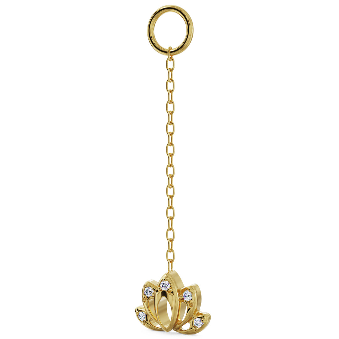 Lotus Diamond Chain Accessory