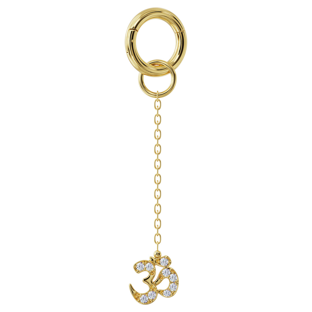 Om Diamond Chain Accessory