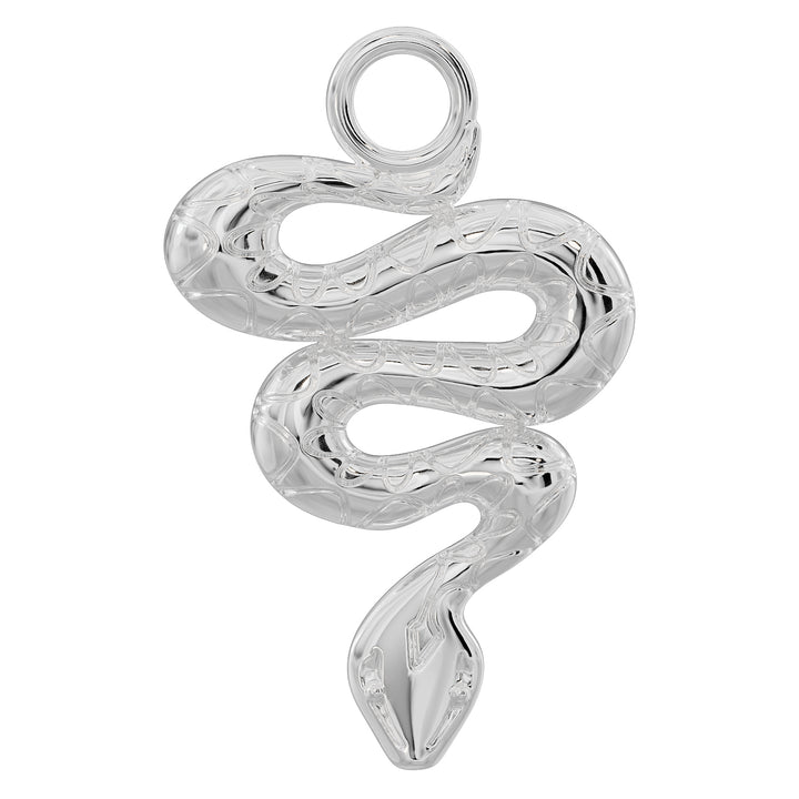 Snake Charm Accessory for Piercing Jewelry-950 Platinum