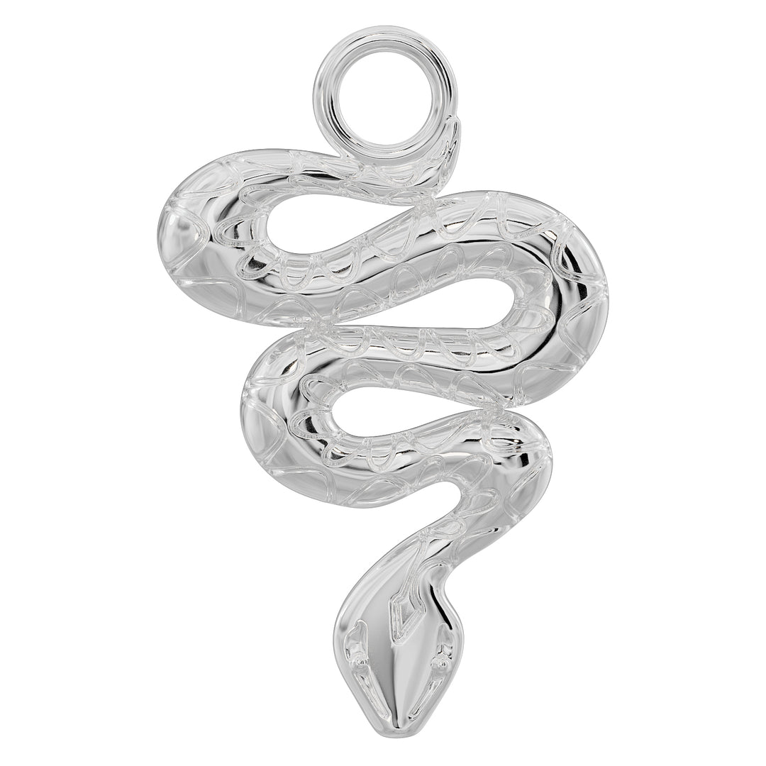 Snake Charm Accessory for Piercing Jewelry-950 Platinum