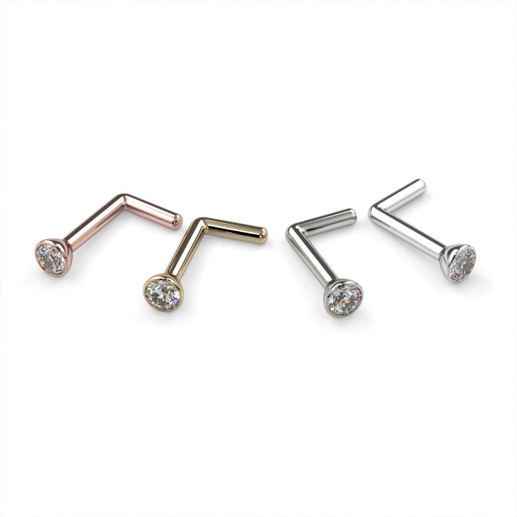 L post nose shop stud