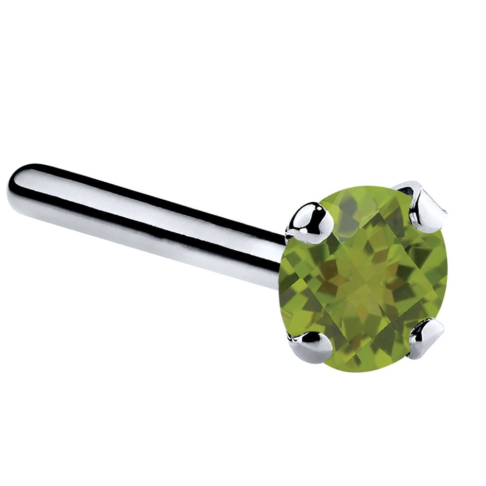 Genuine Peridot 14K Gold Nose Ring FreshTrends
