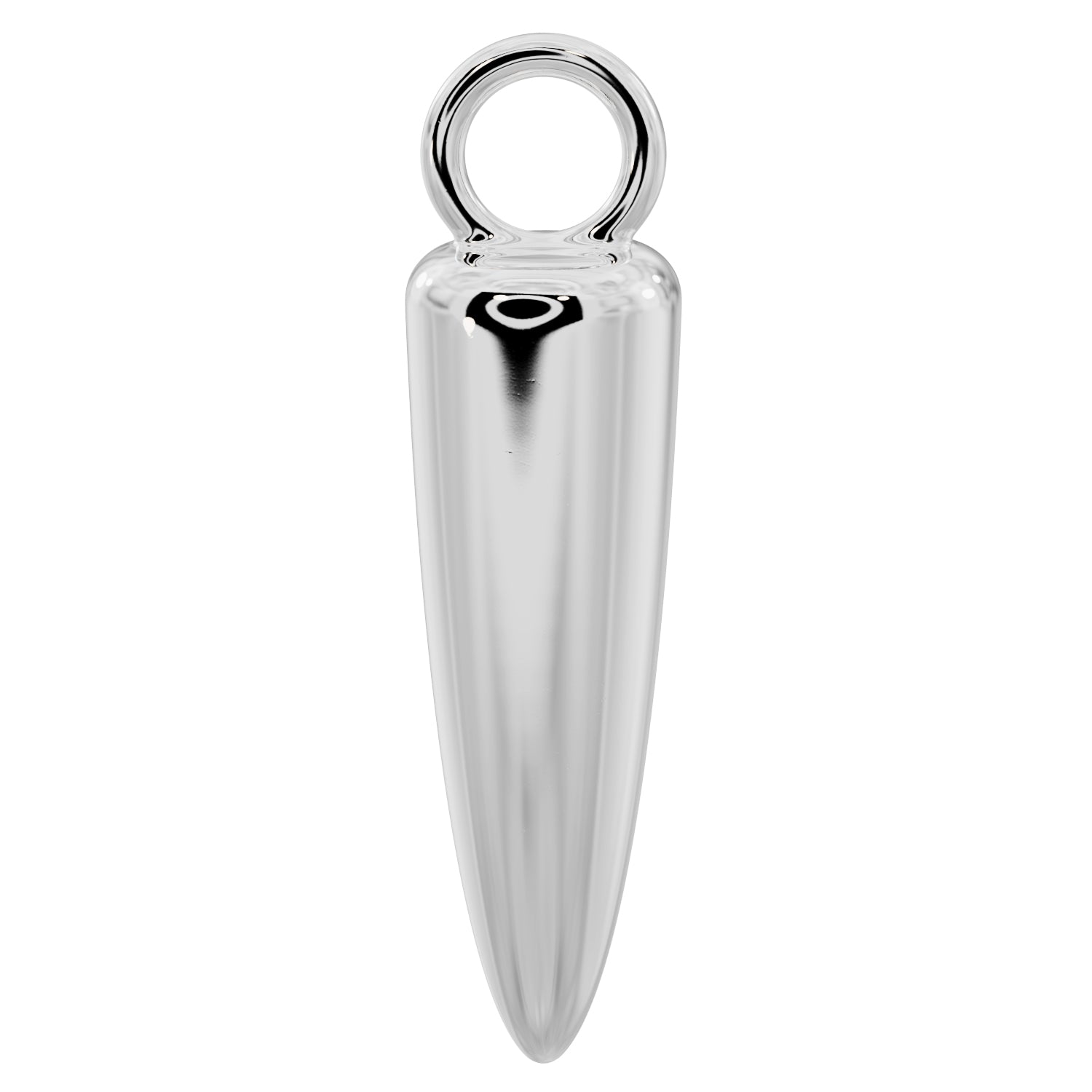 Long Spike Charm Accessory for Piercing Jewelry-950 Platinum