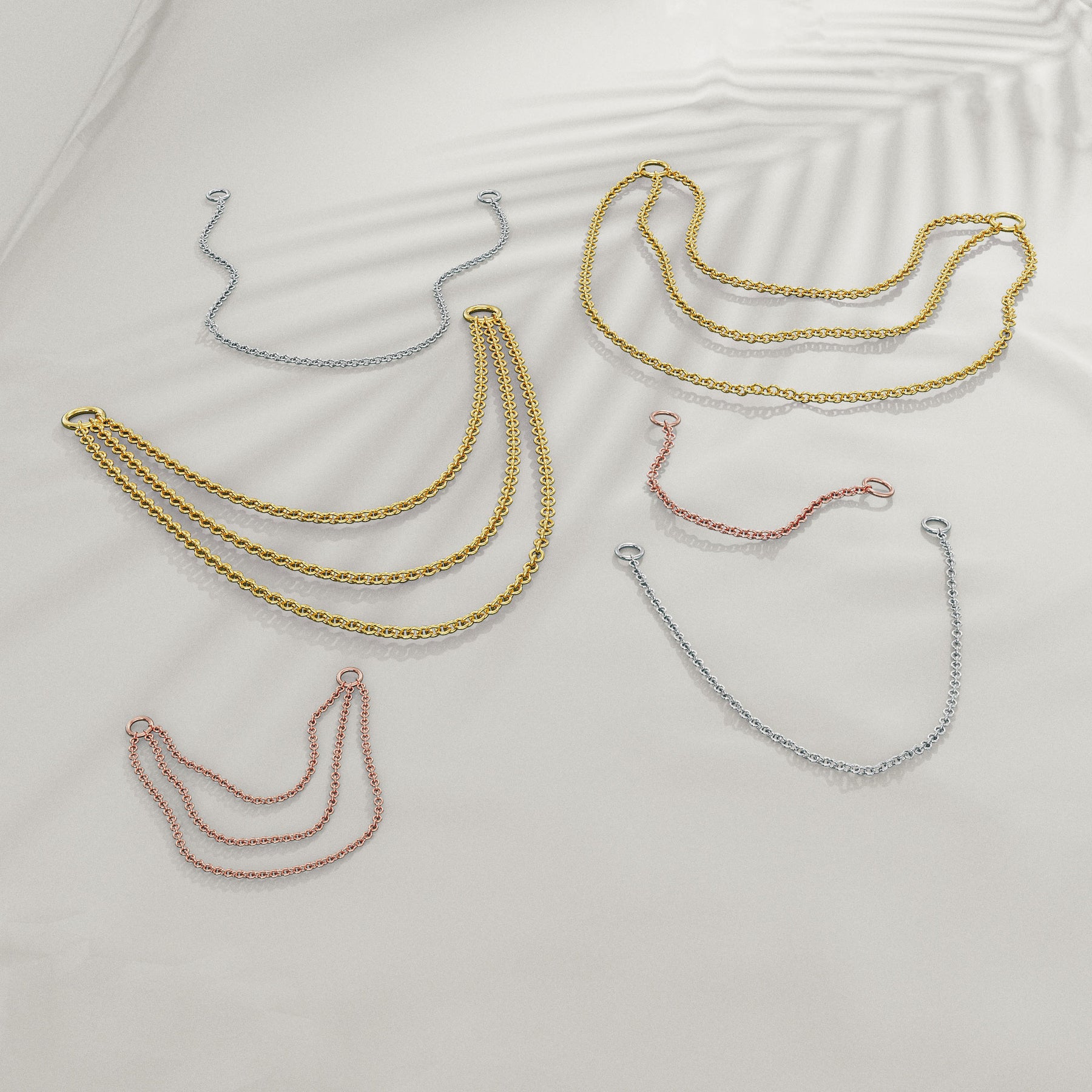 Three Link Chain Piercing Jewelry Add-on Accessory – FreshTrends