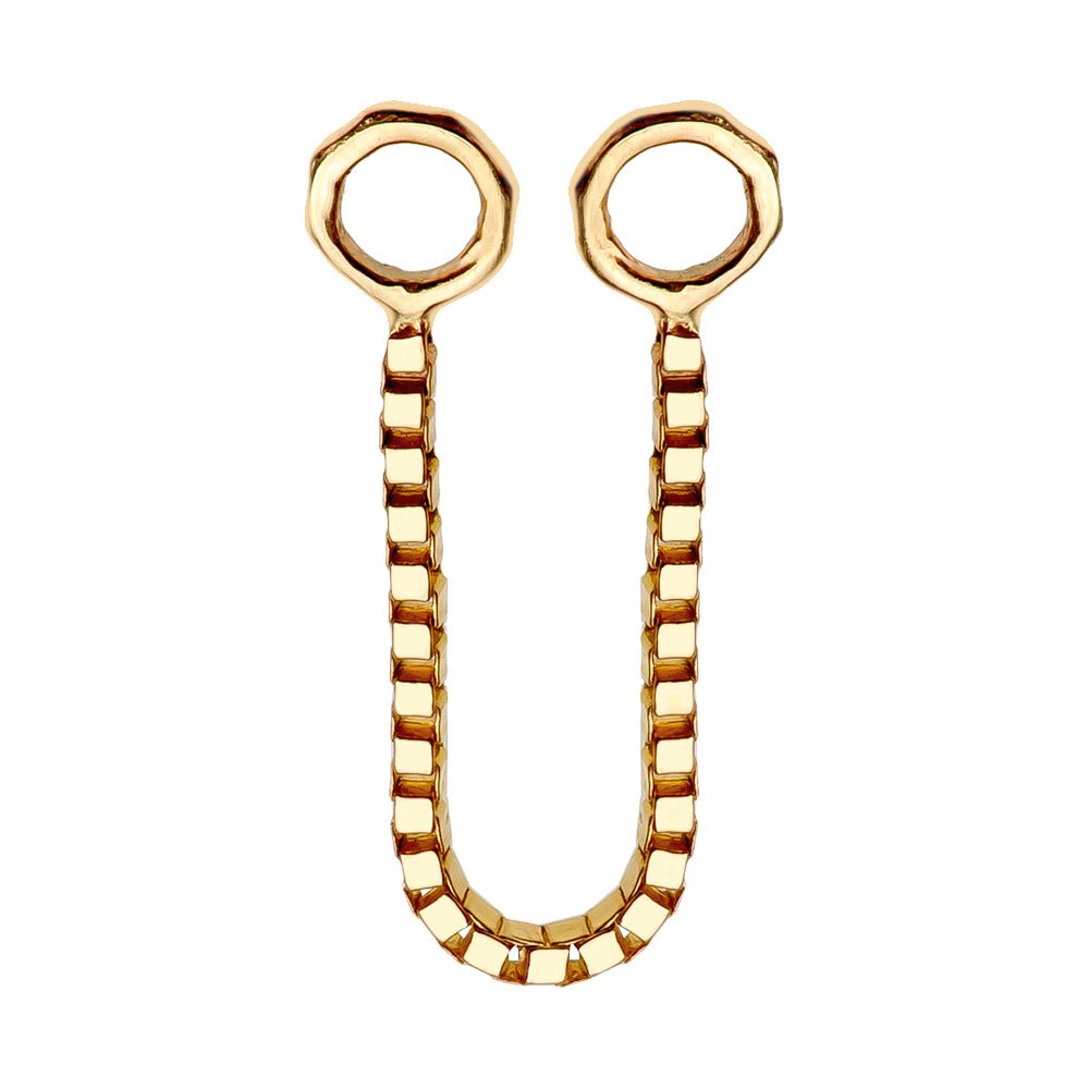 Box Chain Piercing Jewelry Hoop