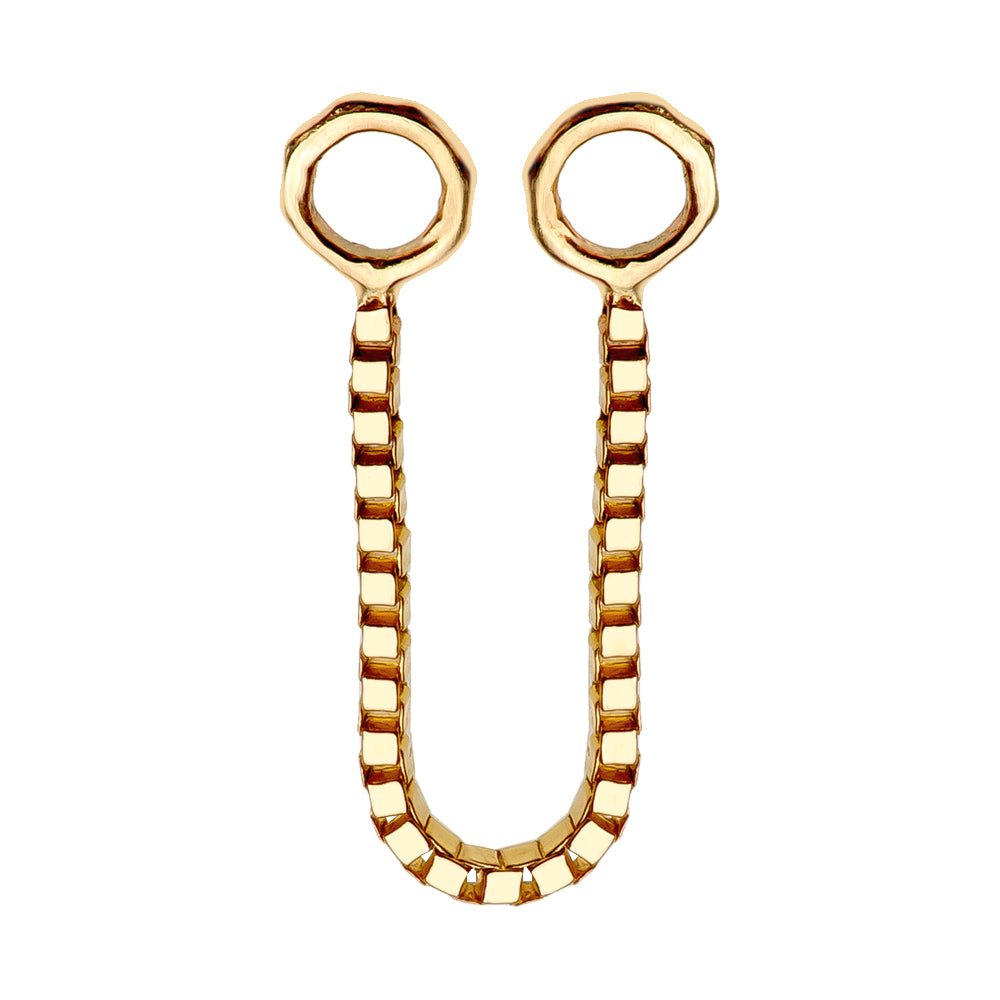 Box Chain Piercing Jewelry Hoop