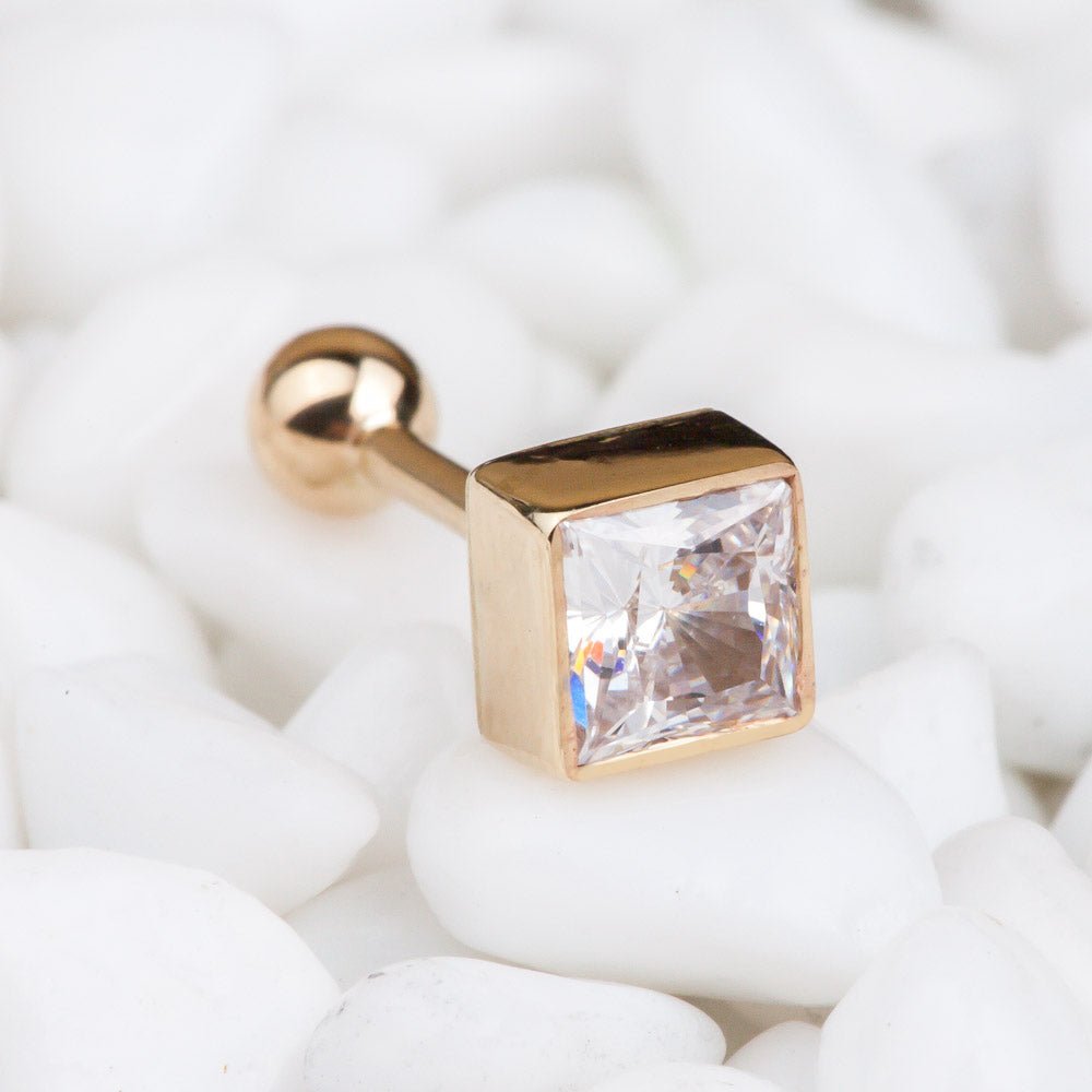 Princess cut nose ring deals